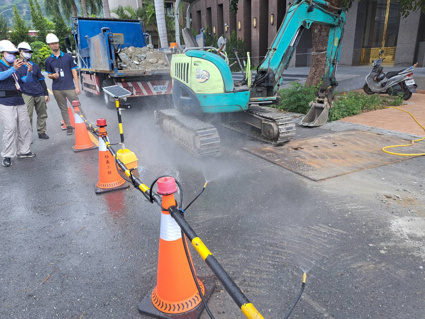 臺東正推動科技化工地管理，已完成污染管理系統導入